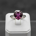 Load image into Gallery viewer, "Cherished Memories" Heart Cut Ring Large 10mm My Crystal Companion