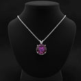 Load image into Gallery viewer, "Circle of Life" Round Portuguese Cut Pendant 15mm My Crystal Companion