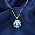 Load image into Gallery viewer, "Circle of Life" Round Portuguese Cut Pendant 15mm My Crystal Companion