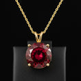 Load image into Gallery viewer, "Circle of Life" Round Portuguese Cut Pendant 15mm My Crystal Companion