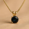 Load image into Gallery viewer, "Circle of Life" Round Portuguese Cut Pendant 8MM My Crystal Companion