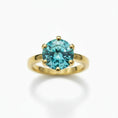Load image into Gallery viewer, "Circle of Life" Round Portuguese Cut Ring 10mm My Crystal Companion