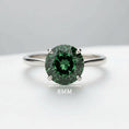 Load image into Gallery viewer, "Circle of Life" Round Portuguese Cut Ring 8MM Stone My Crystal Companion