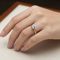 Load image into Gallery viewer, "Circle of Life" Round Portuguese Cut Ring 8MM Stone My Crystal Companion