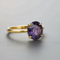 Load image into Gallery viewer, "Circle of Life" Round Portuguese Cut Ring 8MM Stone My Crystal Companion
