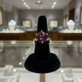 Load image into Gallery viewer, "Circle of Life" Round Portuguese Cut Ring 10mm My Crystal Companion