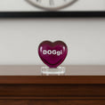 Load image into Gallery viewer, "Companion Memory" Heart Appr. 2¾″ x 2¾″ x ¾″- 1″ Thick My Crystal Companion