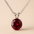 Load image into Gallery viewer, "Circle of Life" Round Portuguese Cut Pendant 8MM My Crystal Companion