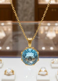 Load image into Gallery viewer, "Points of Light" Hexagon Pendant 7mm My Crystal Companion