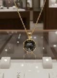 Load image into Gallery viewer, "Points of Light" Hexagon Pendant 7mm My Crystal Companion