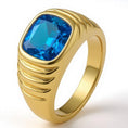 Load image into Gallery viewer, "Never Forgotten" Cushion Cut Ring (For Men) 10x11mm My Crystal Companion