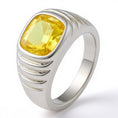 Load image into Gallery viewer, "Never Forgotten" Cushion Cut Ring (For Men) 10x11mm My Crystal Companion