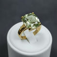 Load image into Gallery viewer, "Never Forgotten" Cushion Cut Ring Large 12x10mm My Crystal Companion