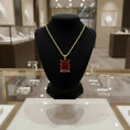 Load image into Gallery viewer, "Never Forgotten" Cushion Cut Pendant 16x12mm My Crystal Companion