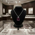 Load image into Gallery viewer, "Never Forgotten" Cushion Cut Pendant 16x12mm My Crystal Companion