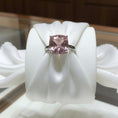 Load image into Gallery viewer, "Never Forgotten" Cushion Cut Ring Small 6x6mm My Crystal Companion