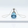 Load image into Gallery viewer, "Peaceful Memories" Pear Cut Pendant 16x12mm My Crystal Companion