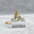 Load image into Gallery viewer, "Peaceful Memories" Pear Cut Pendant 16x12mm My Crystal Companion