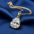 Load image into Gallery viewer, "Peaceful Memories" Pear Cut Pendant 16x12mm My Crystal Companion