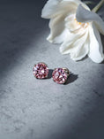 Load image into Gallery viewer, "Soothing Whispers" Portuguese Cut Pierced Earrings 5mm My Crystal Companion