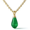 Load image into Gallery viewer, "Tender Teardrop" Briolette Pendant 10.4x24mm My Crystal Companion