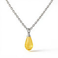 Load image into Gallery viewer, "Tender Teardrop" Briolette Pendant 10.4x24mm My Crystal Companion
