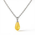 Load image into Gallery viewer, "Tender Teardrop" Briolette Pendant 10.4x24mm My Crystal Companion