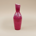 Load image into Gallery viewer, (sunstone red)
Sunstone red ceramic cremation memorial vase made with ashes, handcrafted in a bold, modern angled form.