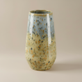 Load image into Gallery viewer, (jasper gold)
Jasper gold ceramic bouquet vase made with ashes, radiating warmth and light as a handcrafted cremation memorial keepsake.