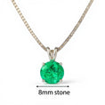 Load image into Gallery viewer, "Circle of Life" Round Portuguese Cut Pendant 8MM My Crystal Companion