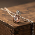 Load image into Gallery viewer, "Circle of Life" Round Portuguese Cut Pendant 15mm My Crystal Companion