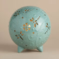 Load image into Gallery viewer, (copper)
Copper ceramic cremation memorial light made with ashes, honoring life’s warmth and cherished memories.
