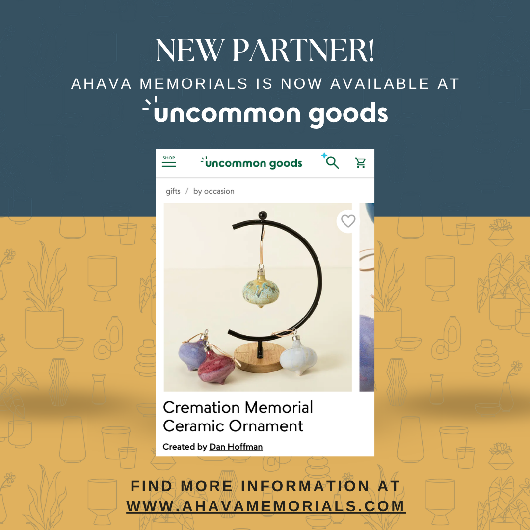 Exciting News: Ahava Memorials Exclusive Designs Now at Uncommon Goods!