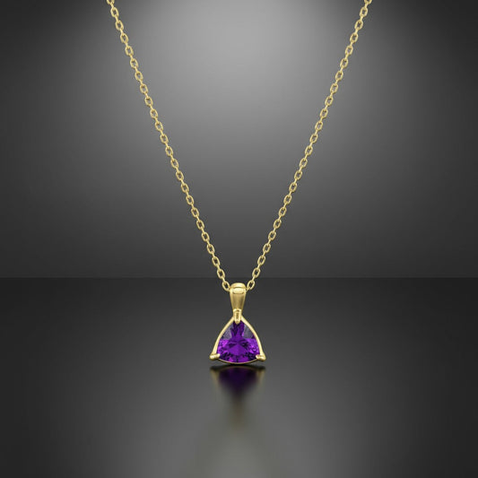 "Infinity" Trilliant Cut Small Pendant 8mm My Crystal Companion