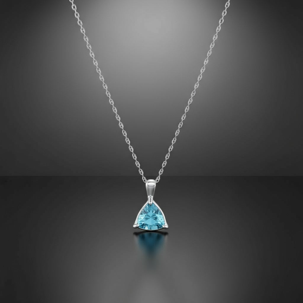 "Infinity" Trilliant Cut Small Pendant 8mm My Crystal Companion