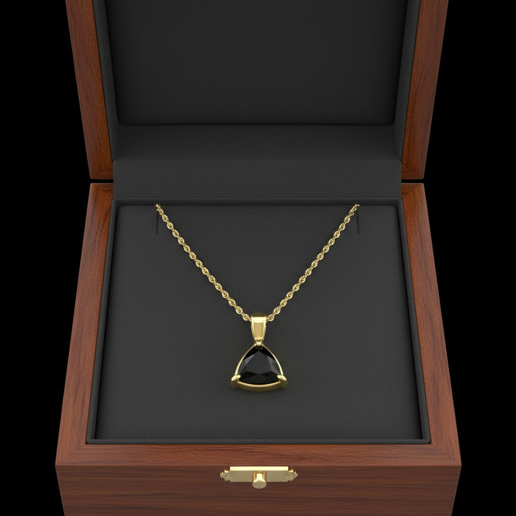 "Infinity" Trilliant Cut Small Pendant 8mm My Crystal Companion