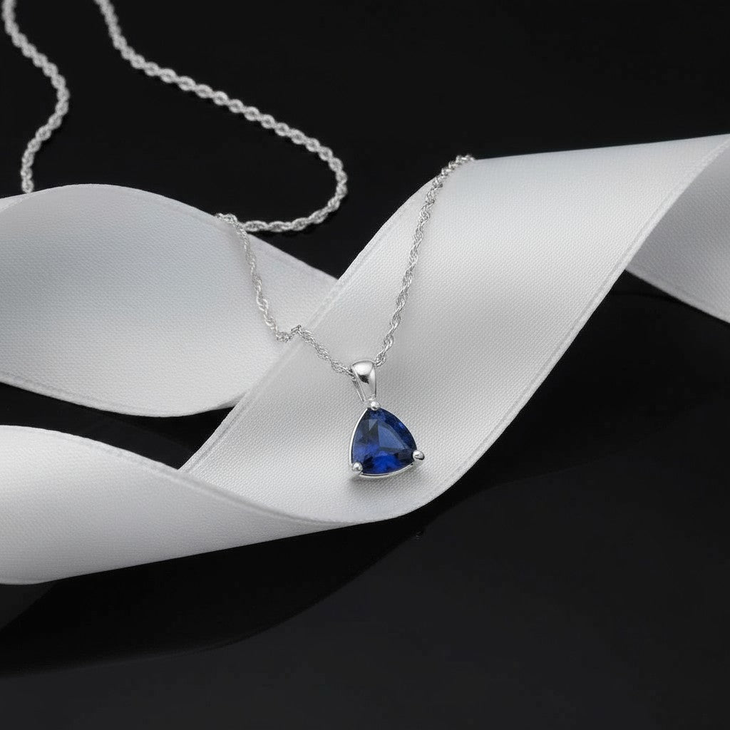 "Infinity" Trilliant Cut Small Pendant 8mm My Crystal Companion