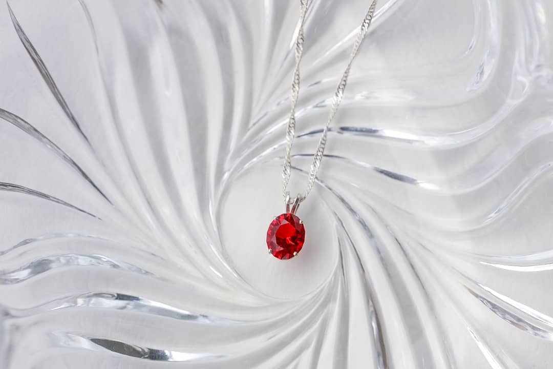 "Eternity" Oval Pendant 10x8mm My Crystal Companion