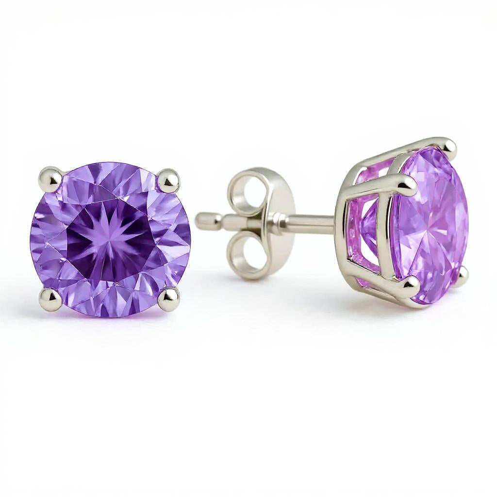 "Soothing Whispers" Portuguese Cut Pierced Earrings 5mm My Crystal Companion