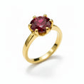 Load image into Gallery viewer, "Circle of Life" Round Portuguese Cut Ring 10mm My Crystal Companion
