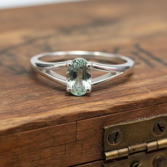 "Eternity" Oval Ring 6x4mm My Crystal Companion