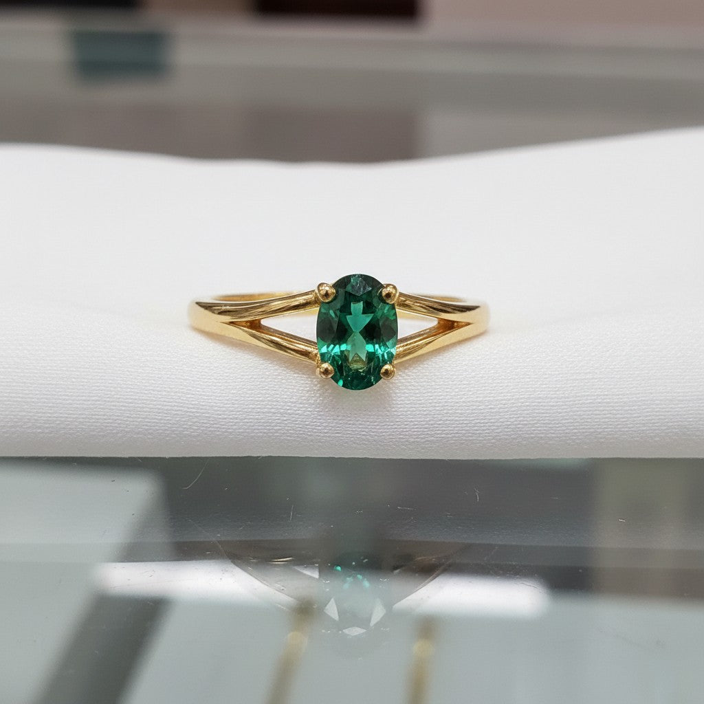 "Eternity" Oval Ring 6x4mm My Crystal Companion