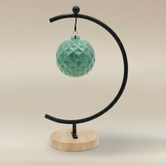 (copper)
Copper ceramic facet ornament made with ashes, a handcrafted memorial artwork symbolizing warmth and remembrance.