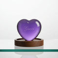 Load image into Gallery viewer, "Companion Memory" Heart  Appr. 2¾″ x 2¾″ x ¾″- 1″ Thick My Crystal Companion
