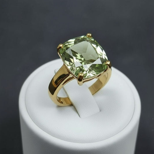 "Never Forgotten" Cushion Cut Ring Large 12x10mm My Crystal Companion