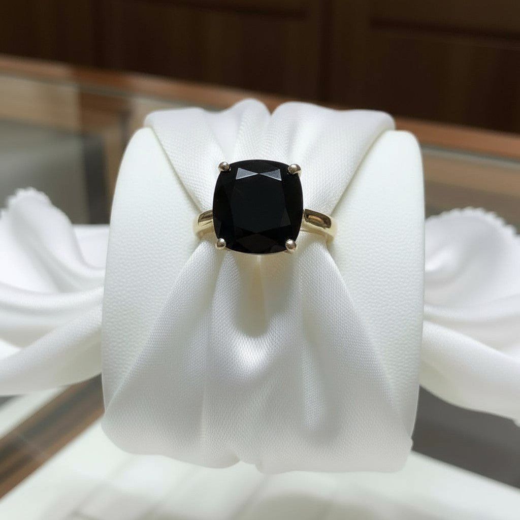 "Never Forgotten" Cushion Cut Ring Small 6x6mm My Crystal Companion