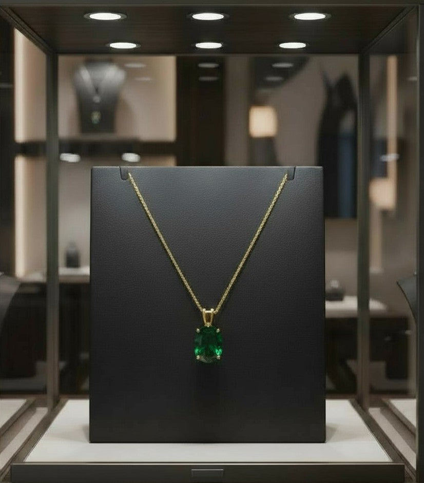 "Eternity" Oval Pendant 10x8mm My Crystal Companion