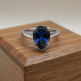 Load image into Gallery viewer, "Peaceful Memories" Pear Cut Ring 11x8mm My Crystal Companion
