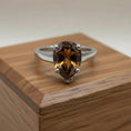 Load image into Gallery viewer, "Peaceful Memories" Pear Cut Ring 11x8mm My Crystal Companion
