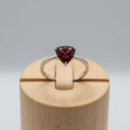 Load image into Gallery viewer, "Infinity" Trilliant Cut Ring Small 7mm My Crystal Companion
